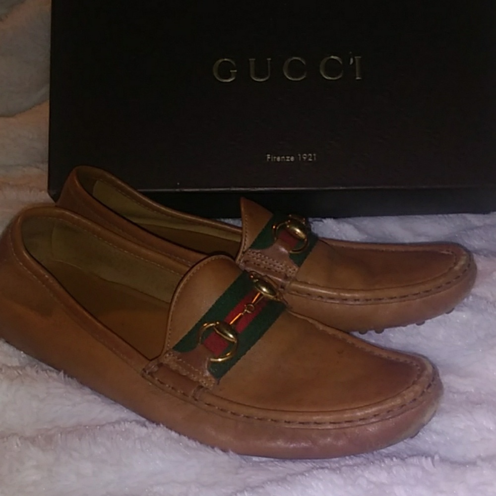 Womens Gucci loafers.
